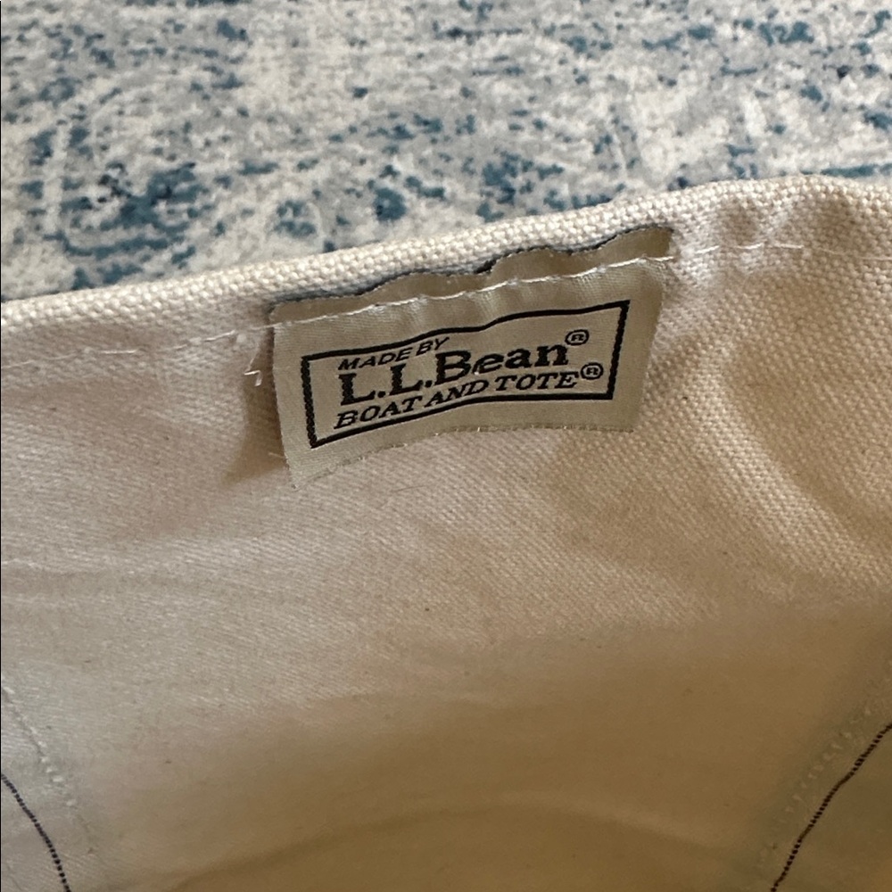 LL Bean Boat and Tote turquoise aqua - Picture 3 of 10